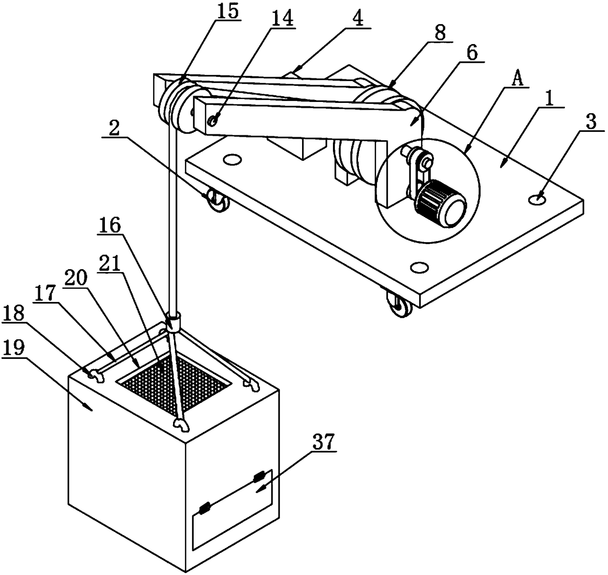 Dredging device for water environment treatment