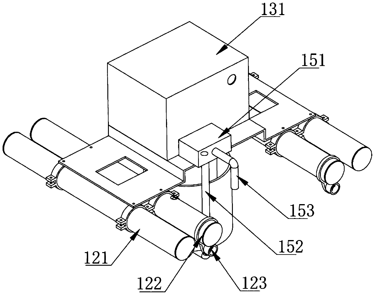 Water surface garbage collecting and cleaning robot