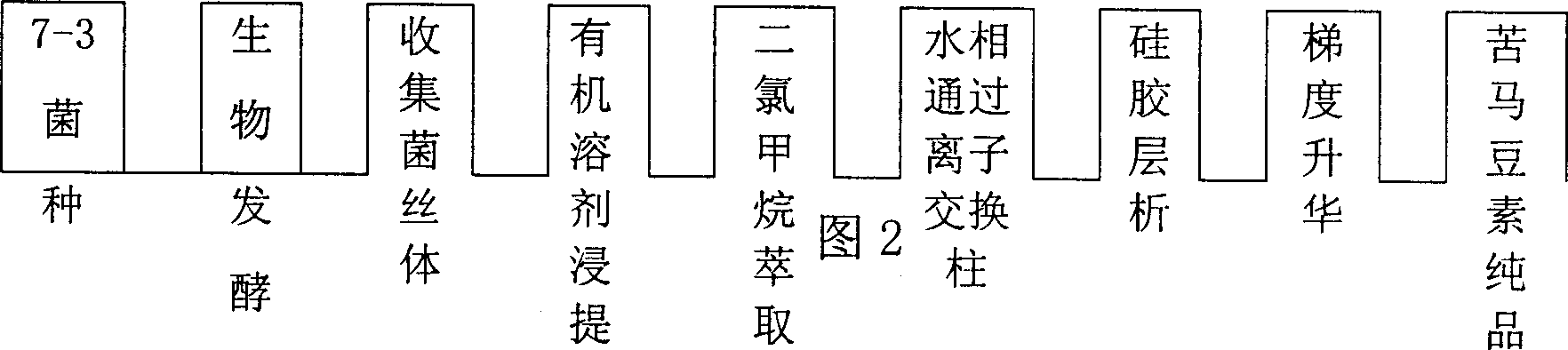 Process for purifying swainsonine by biofermentation