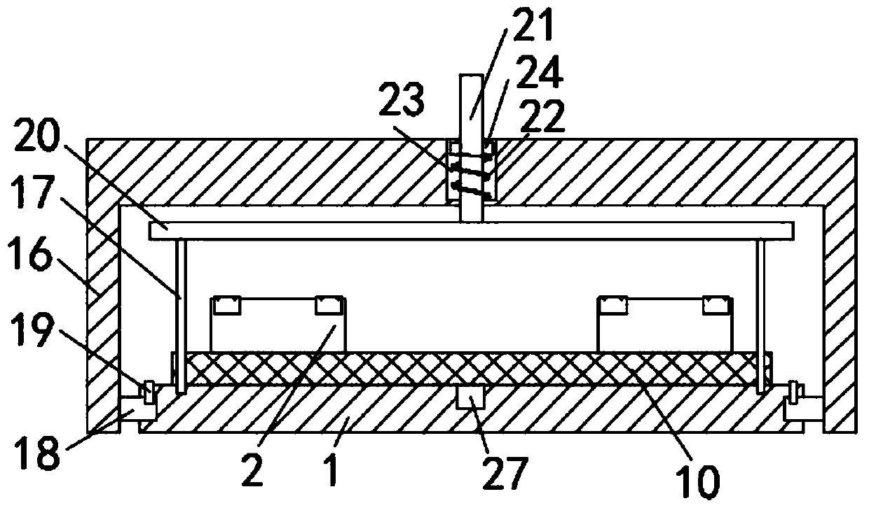 Positioning device for dry-type motor rotor hot jacket