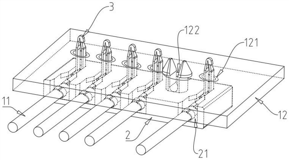 Electric wire connecting assembly and motor with same