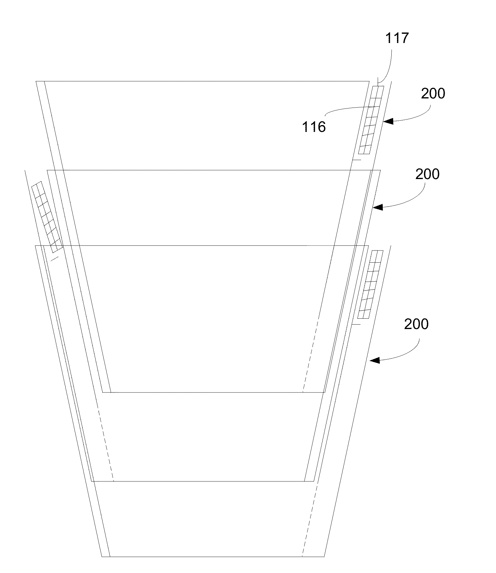 Waste receptacle with improved venting system and deodorizing system