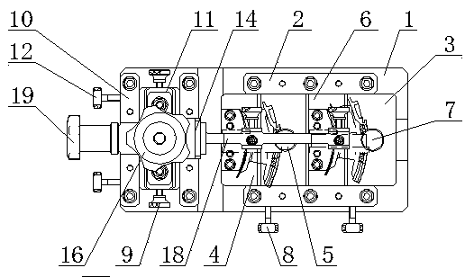 A gas turbine engine turbine guide vane profile measurement device and measurement method thereof