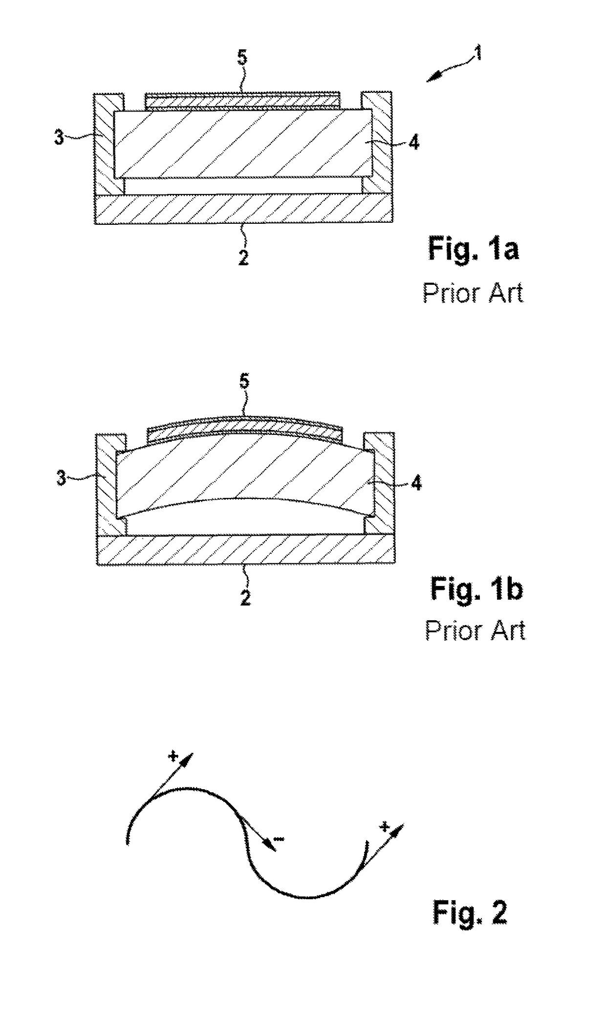Electroactive sound transducer foil having a structured surface