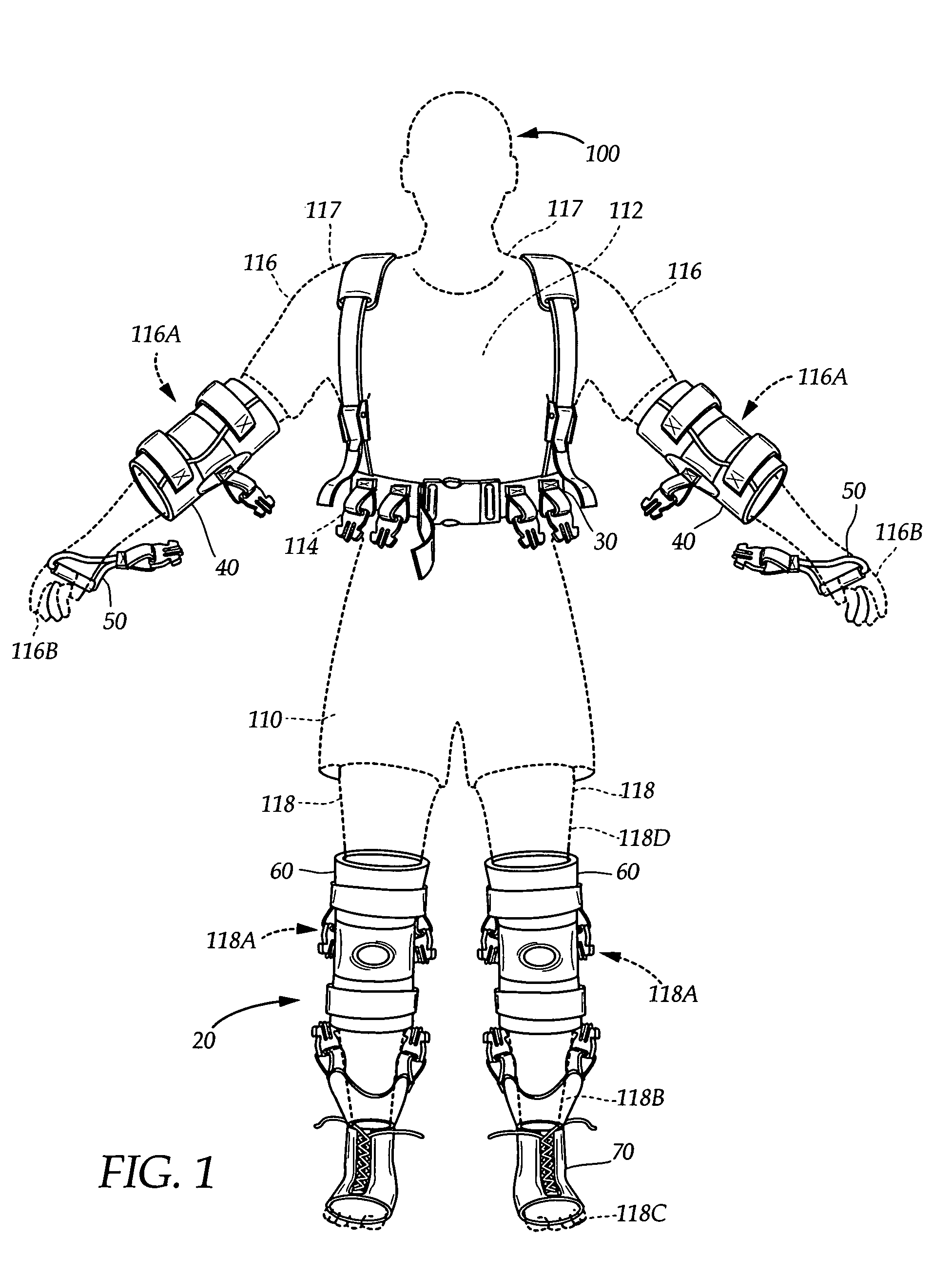Device for strengthening, training, and rehabilitating isolated muscle groups using elastic resistance elements