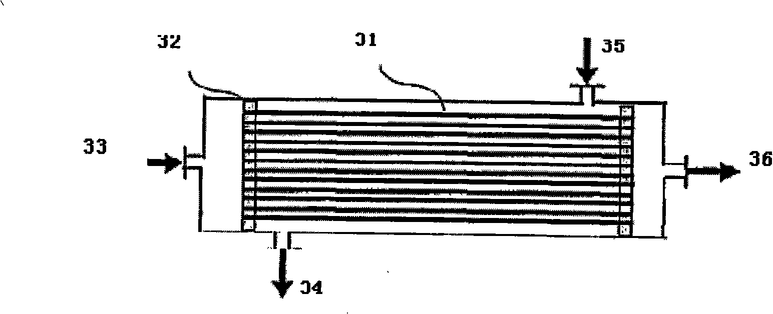 Equipment and method for processing gas absorbed by film