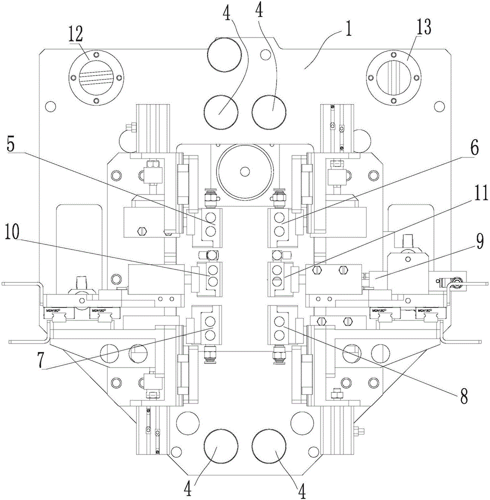 Automatic reel changing device for pole pieces