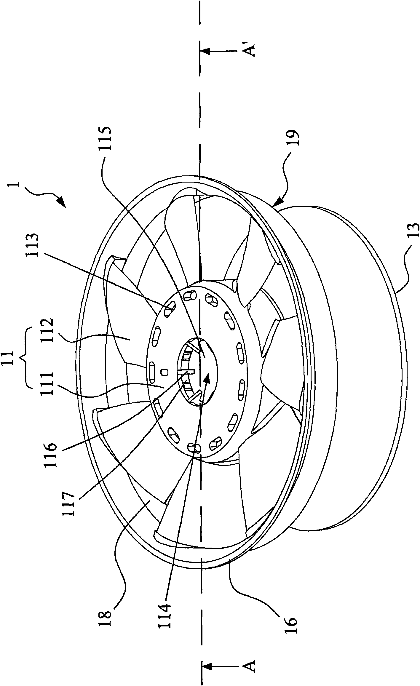 Fan and guide structure thereof