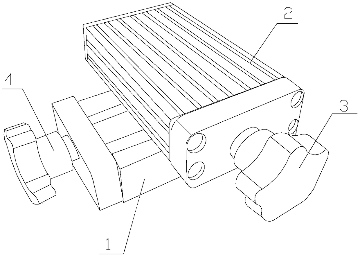 Fine adjustment device of surveying instrument