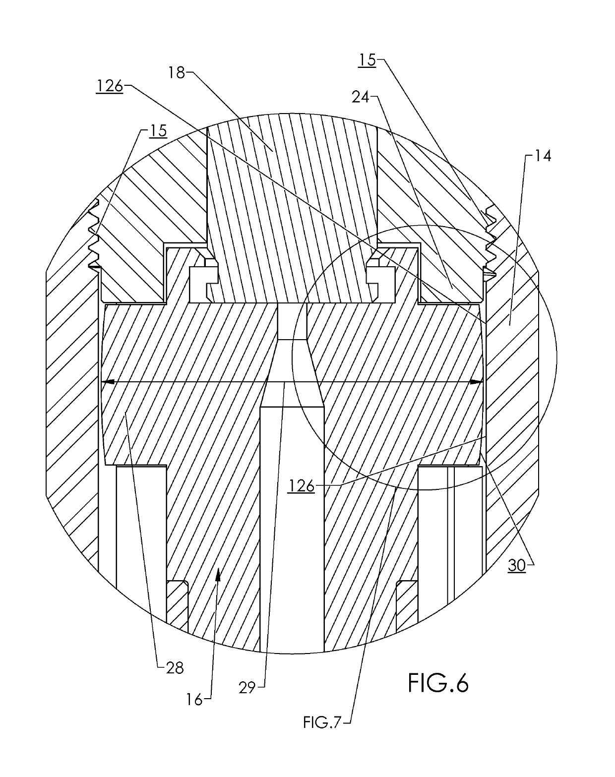 Firearms and components thereof, for enhanced axial alignment of barrel with action
