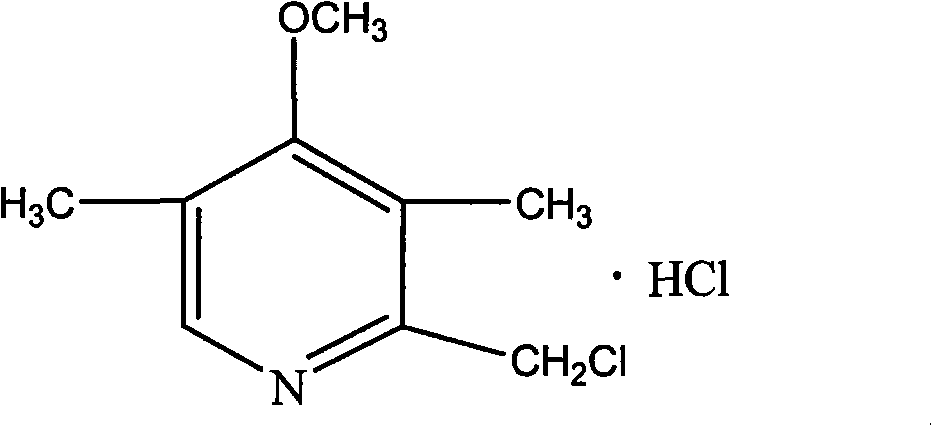 Purifying method of 2-chloromethyl-4-methoxyl-3,5-dimethylpyridine chloride