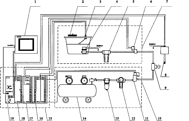 Variable humidifying system for fruit and vegetable refreshing and conveying and realizing method thereof