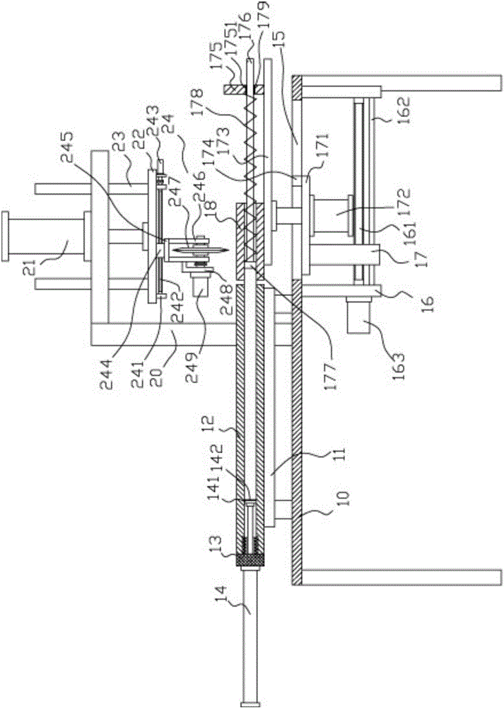 Cutting device for cutting off plastic pipe in measured length