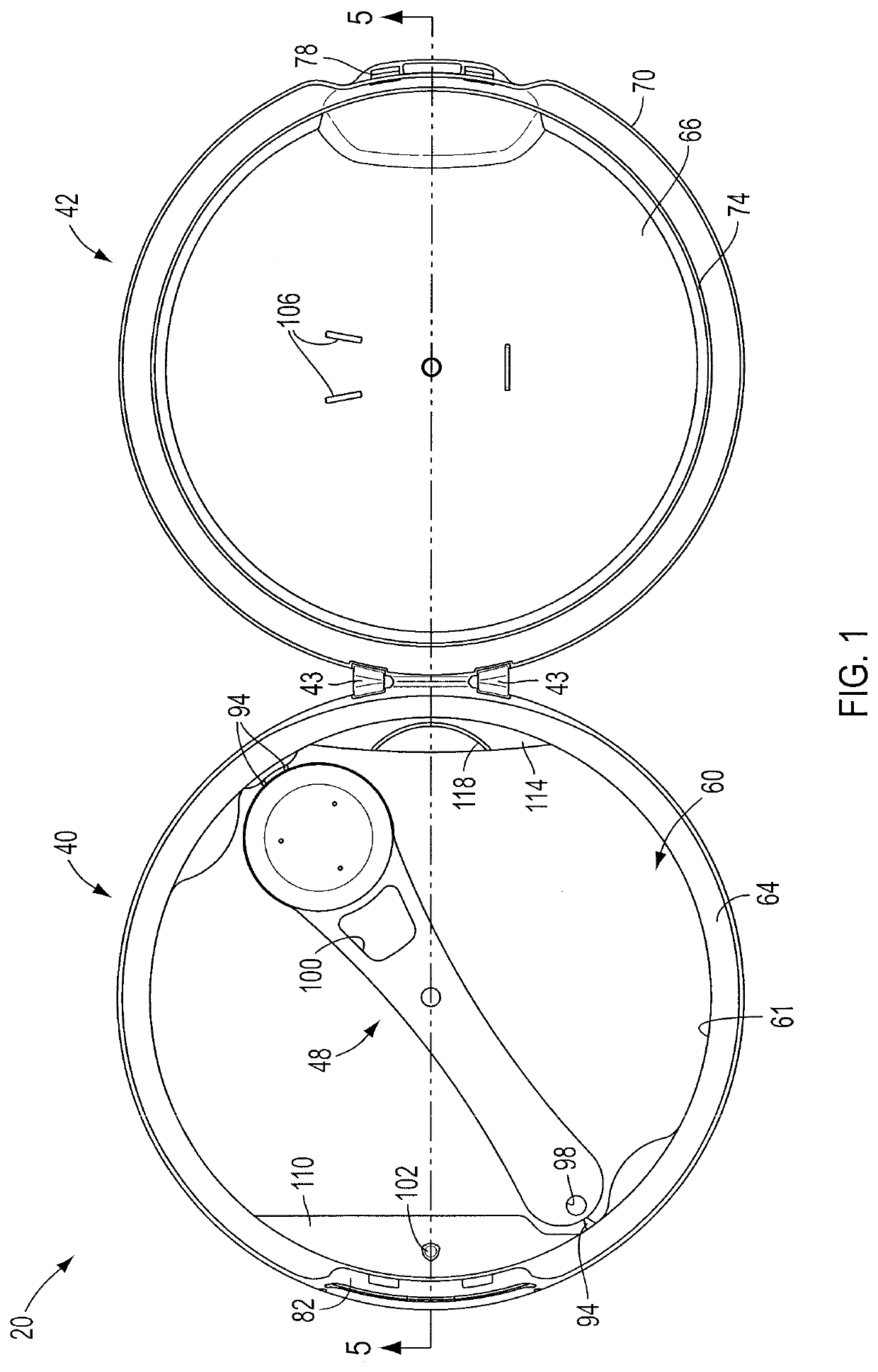 Closure for a container with improved retention features