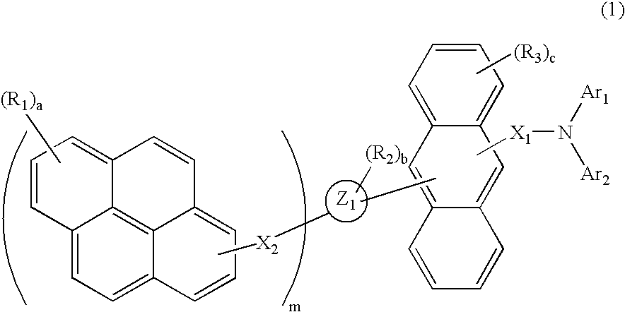 Aminoanthryl derivative-substituted pyrene compound and organic light-emitting device