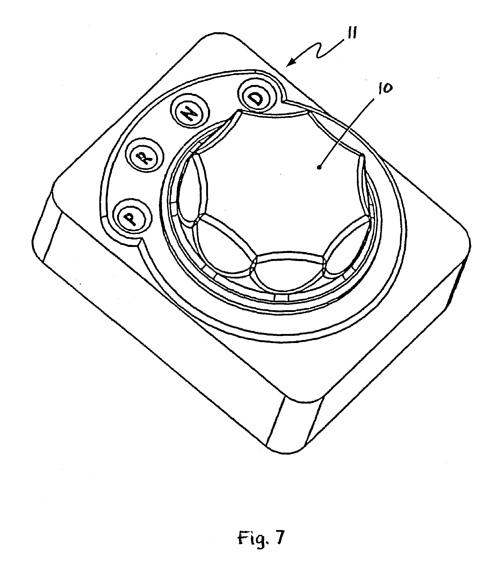 Actuating Device With Rotary Switch