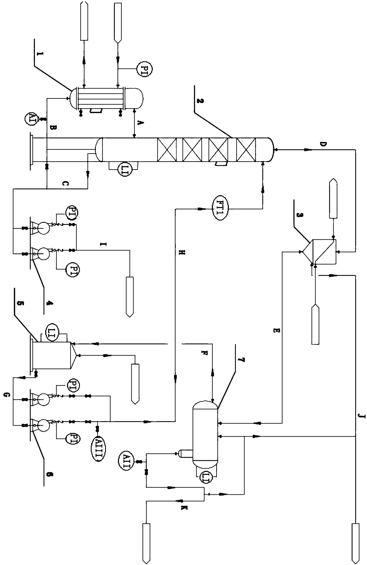 Novel dewatering system for production of methoxy-1-methylethylacetate