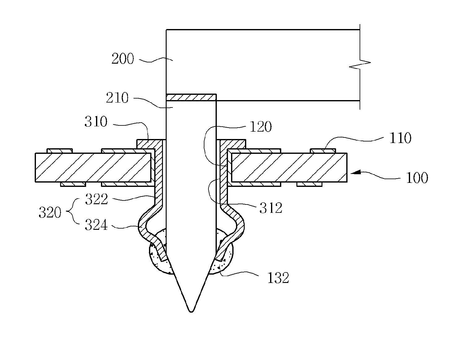 Soldering connecting pin, semiconductor package substrate and method of mounting semiconductor chip using the same