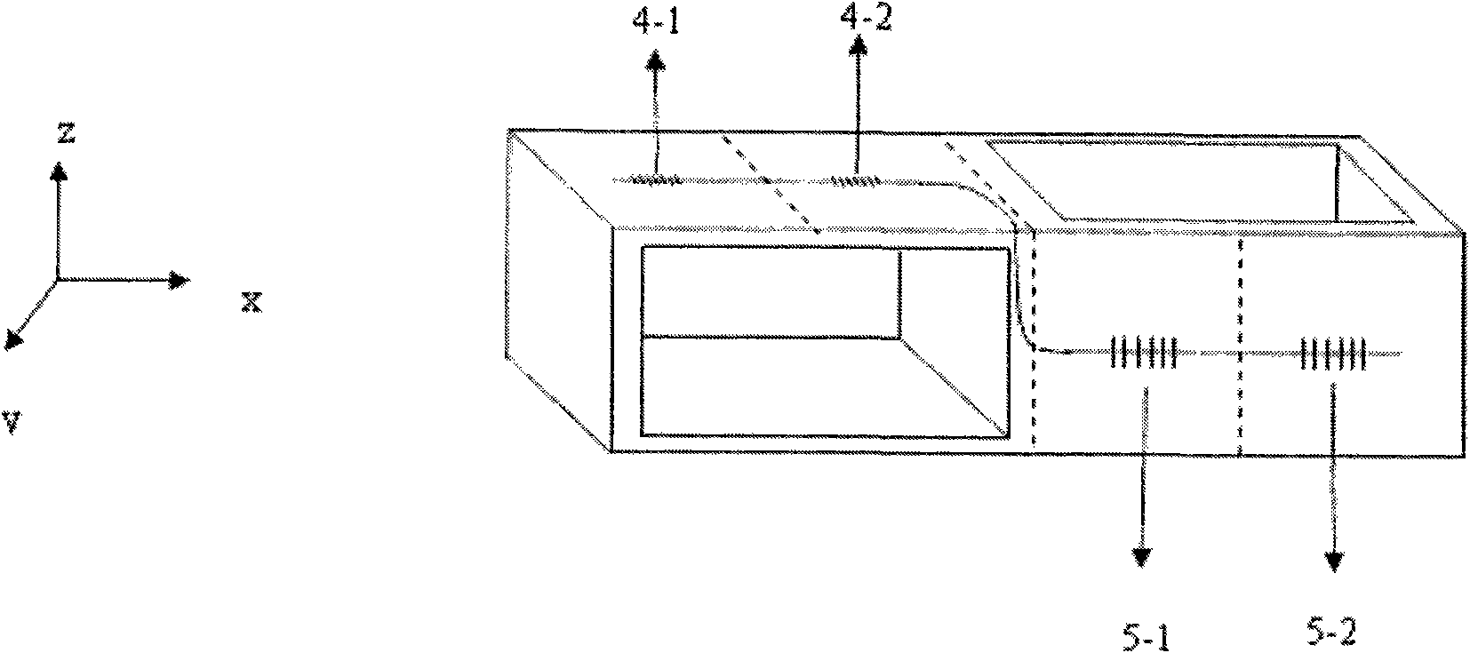 Temperature self-compensating fiber grating rod force sensor and using method thereof