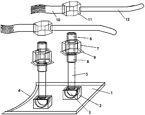 Ground-carving object pulling device