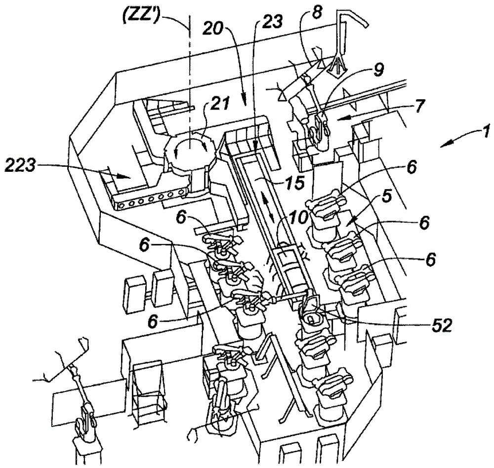 Welding method and device for motor vehicle body components by means of lifting and lowering round table for quick tool change