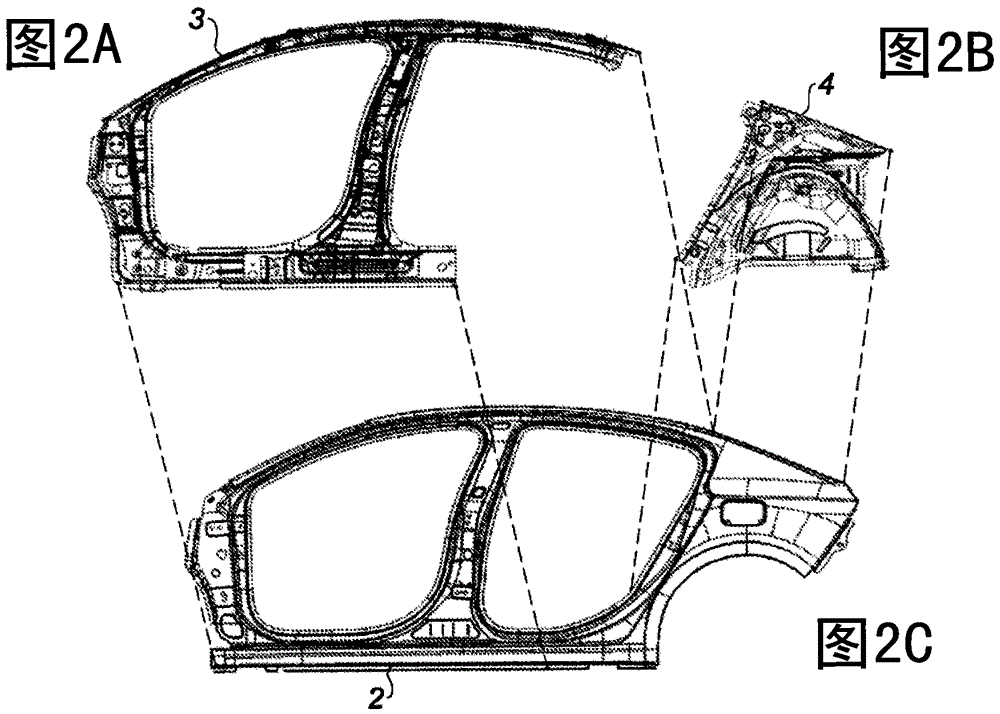 Welding method and device for motor vehicle body components by means of lifting and lowering round table for quick tool change