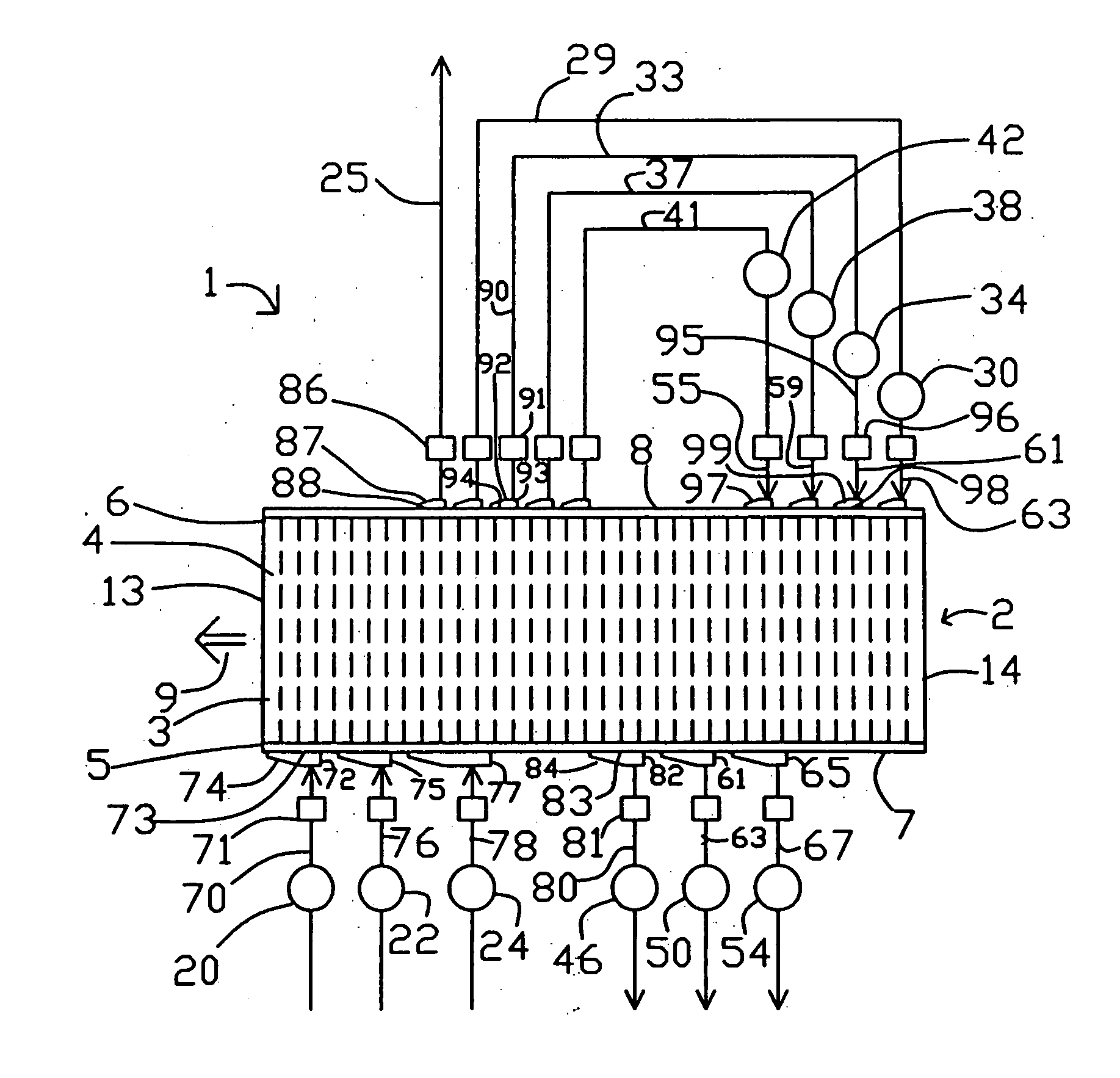 Chemical reactor with pressure swing adsorption