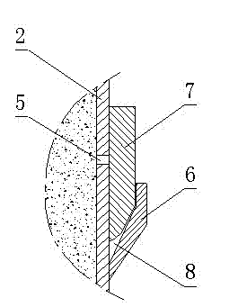 Method for controlling concrete compactness at T-shaped beam deformation section of reinforced concrete prestress