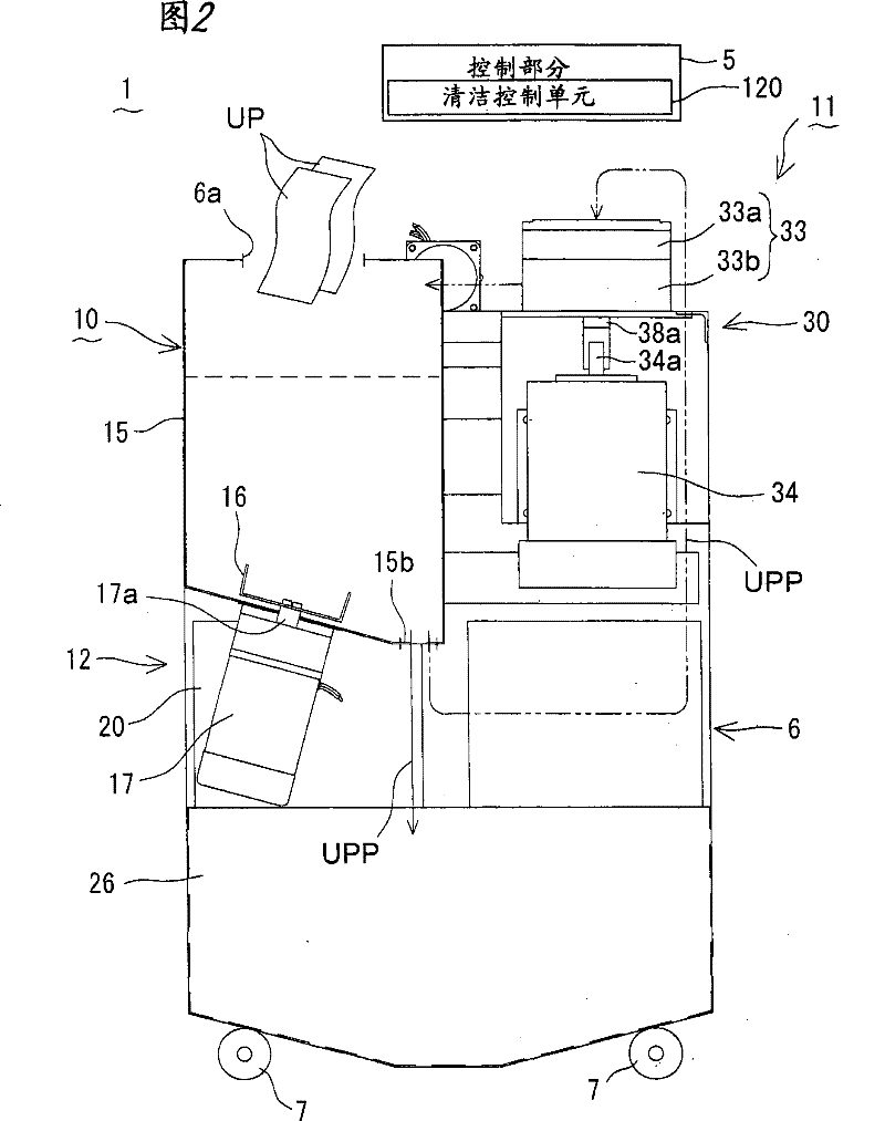 Cleaning method and system for used paper recycling apparatus