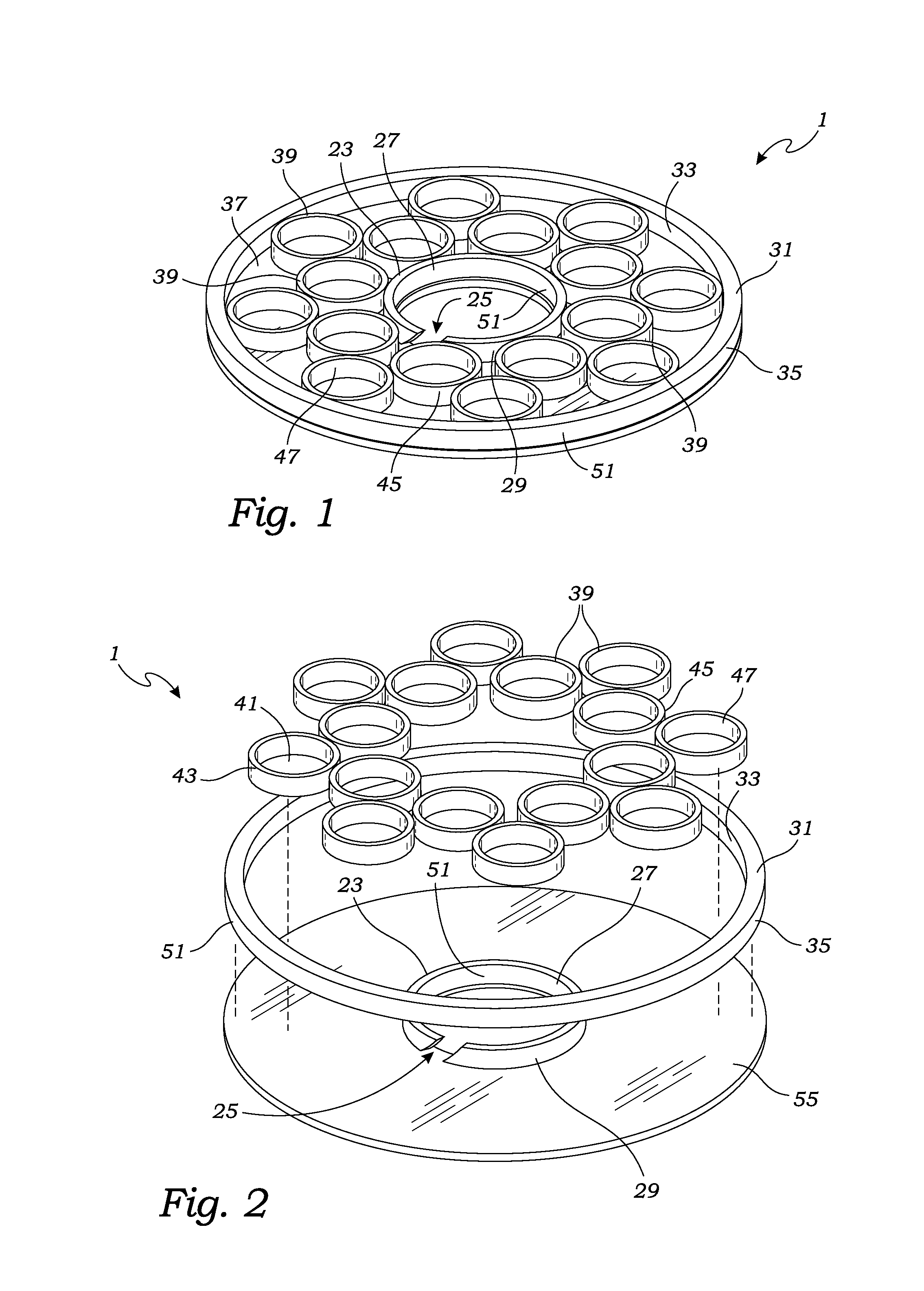 Spring ring circuit assembly