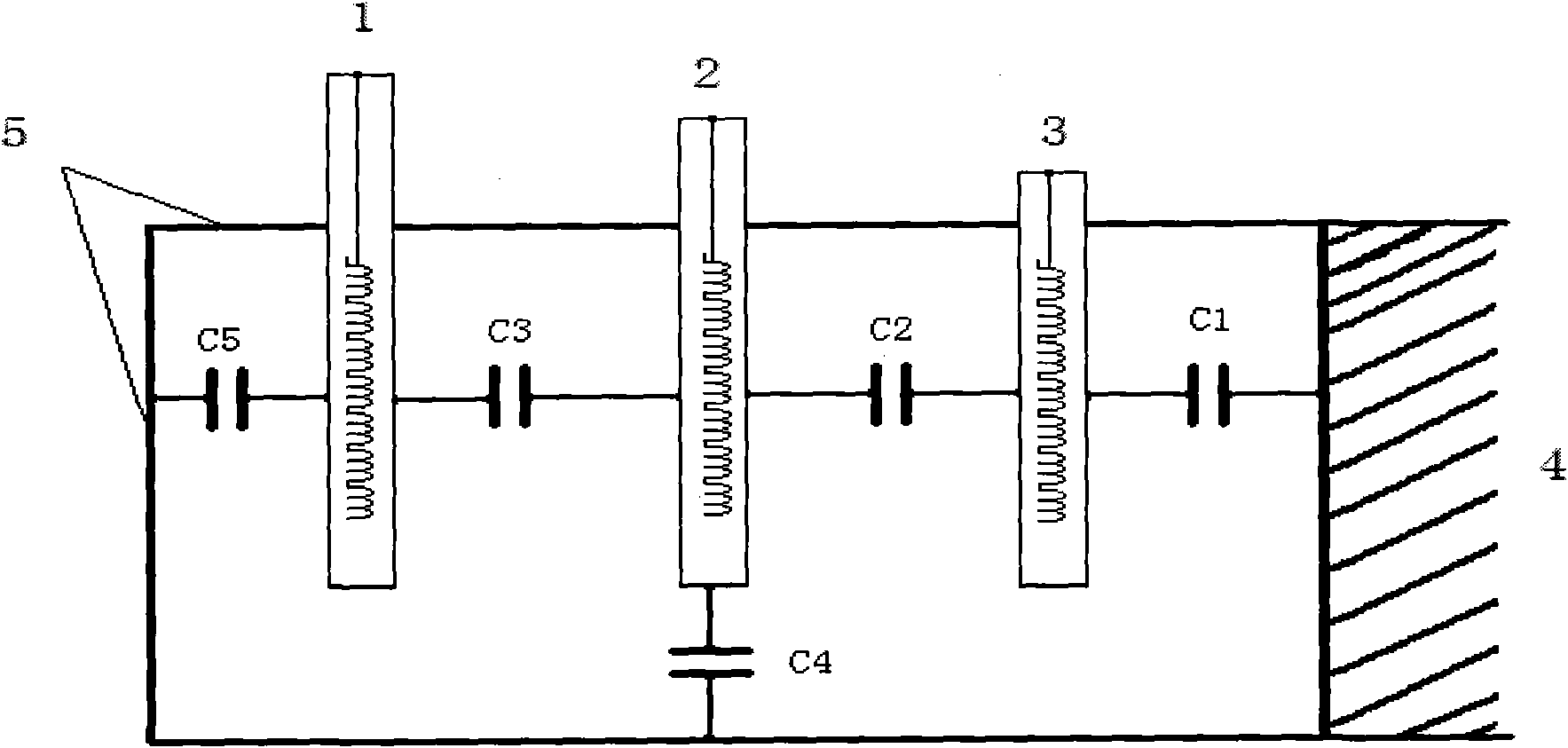 Dielectric-capacitance testing method of deformation degree of transformer winding