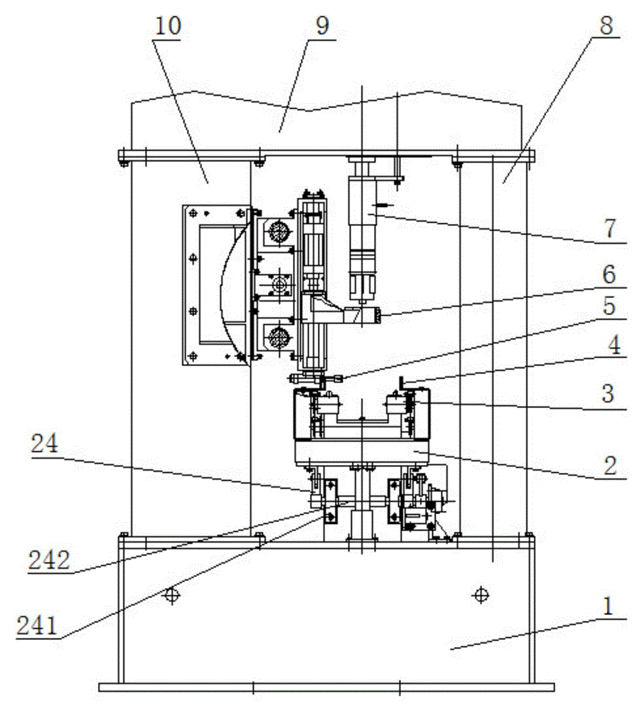 Engine cylinder liner pressing machine