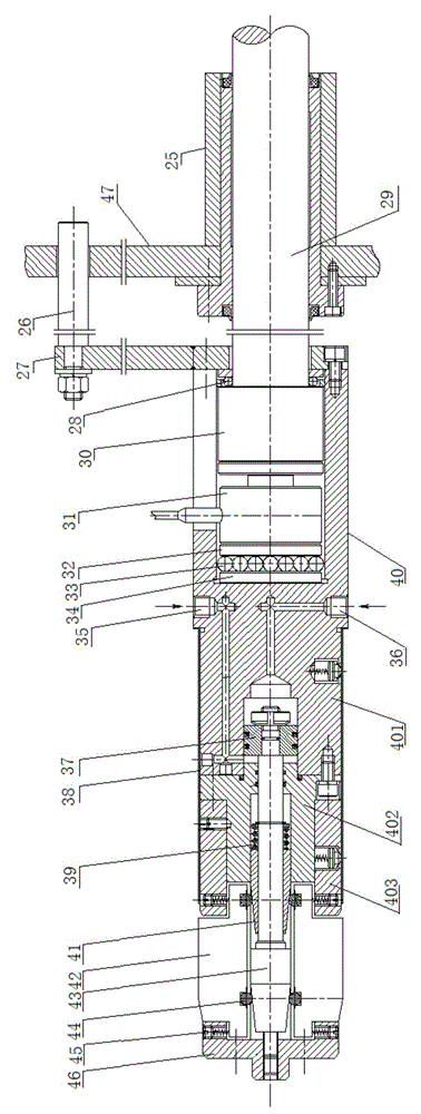 Engine cylinder liner pressing machine