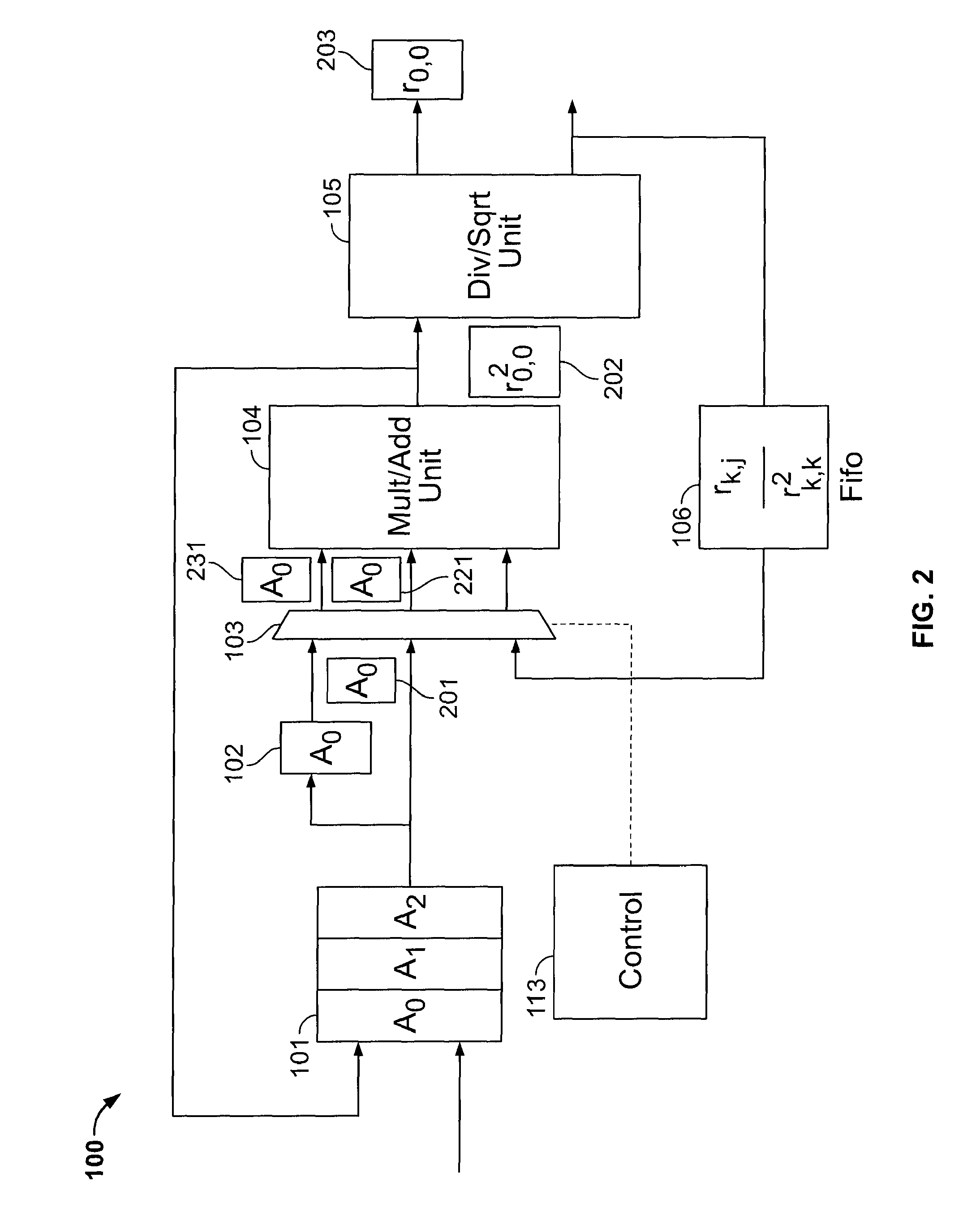 QR decomposition in an integrated circuit device