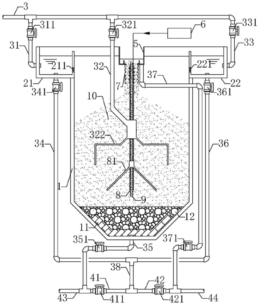 A denitrification filter and its operating method