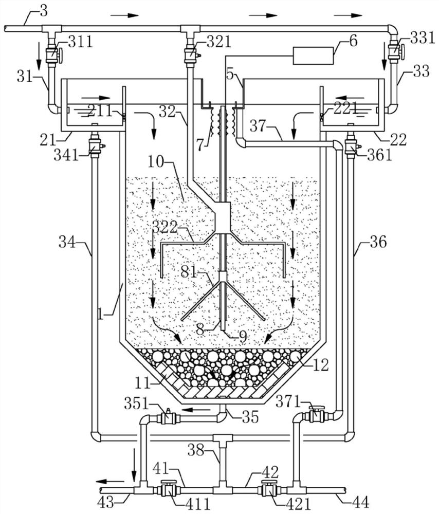 A denitrification filter and its operating method