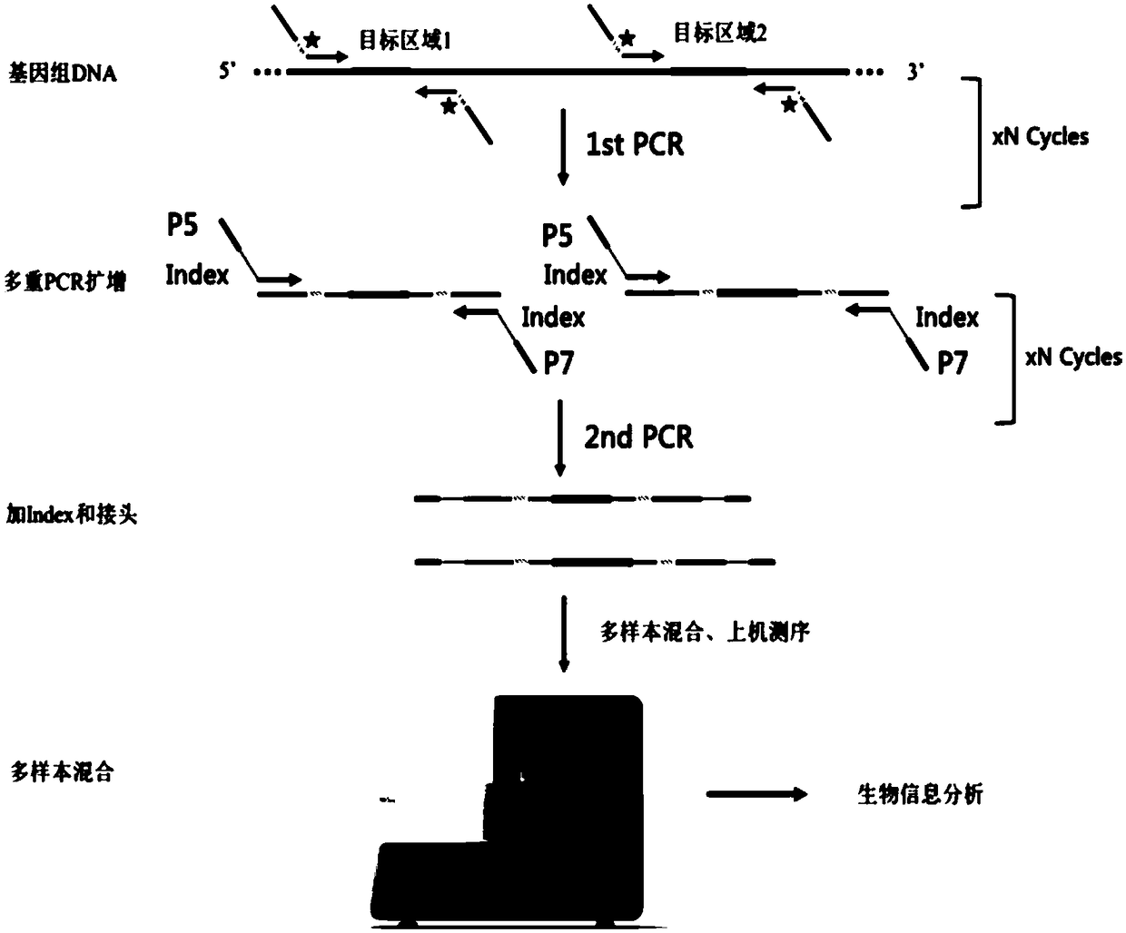 Method of detecting GJB2 gene mutation noninvasively, kit and preparation method thereof