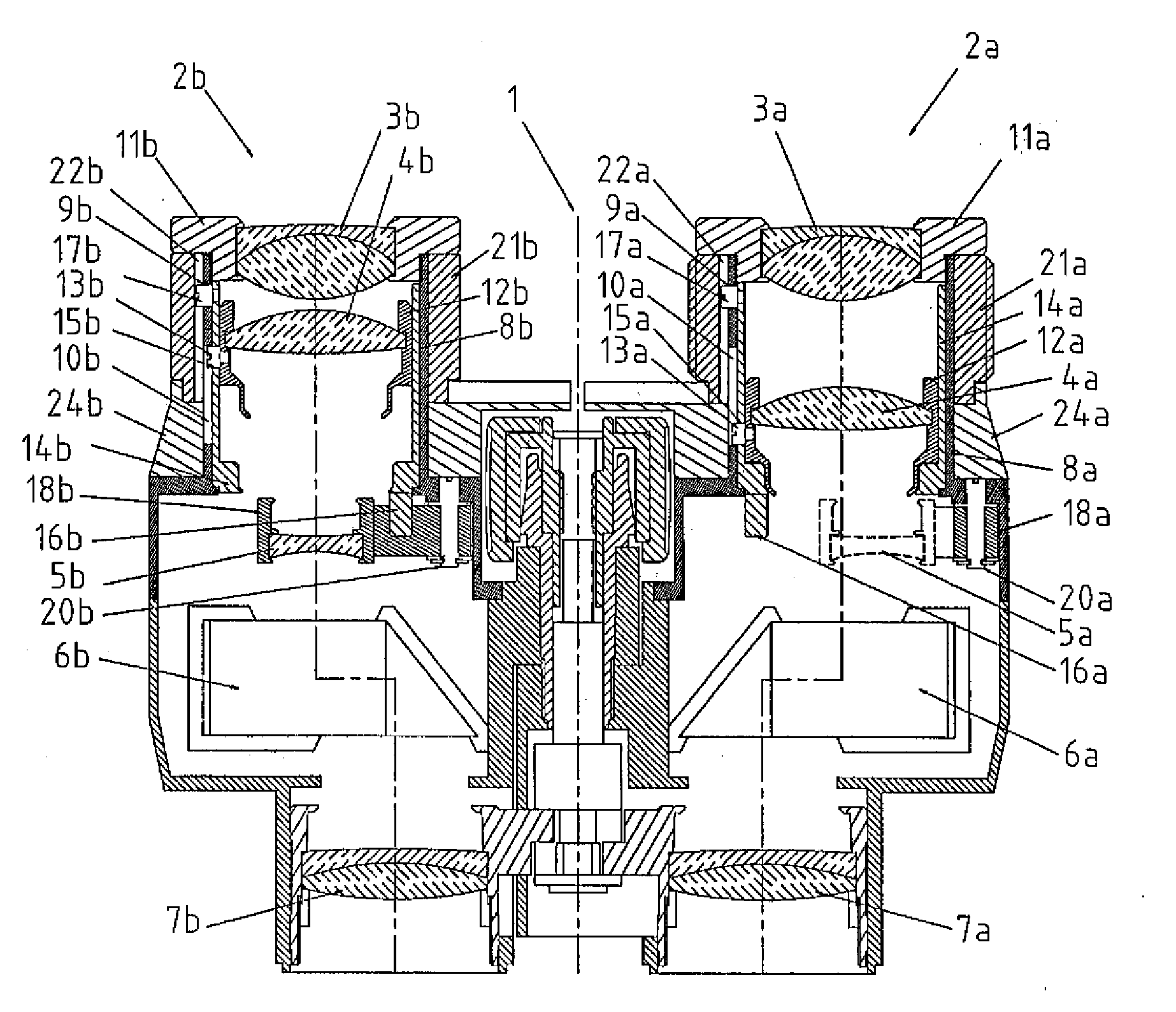 Magnification-varying optical device