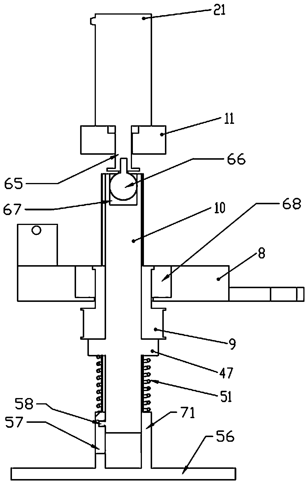 Number plate cleaning device