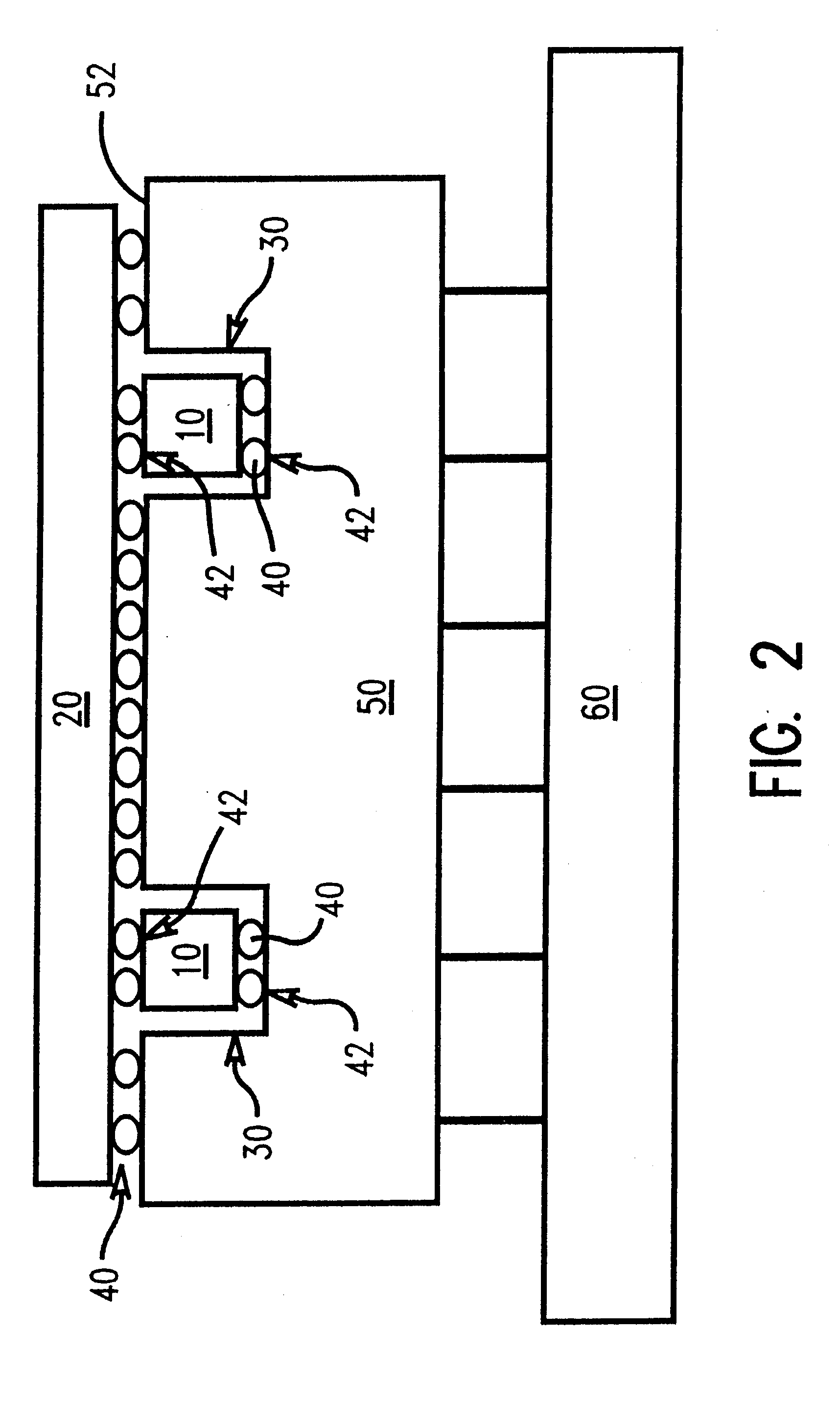 Multi-cavity substrate structure for discrete devices