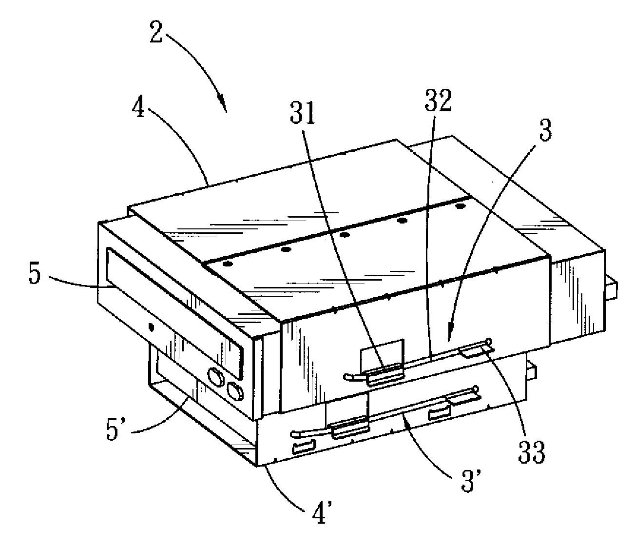 Fastening Device and a Computer Case Having the Fastening Device