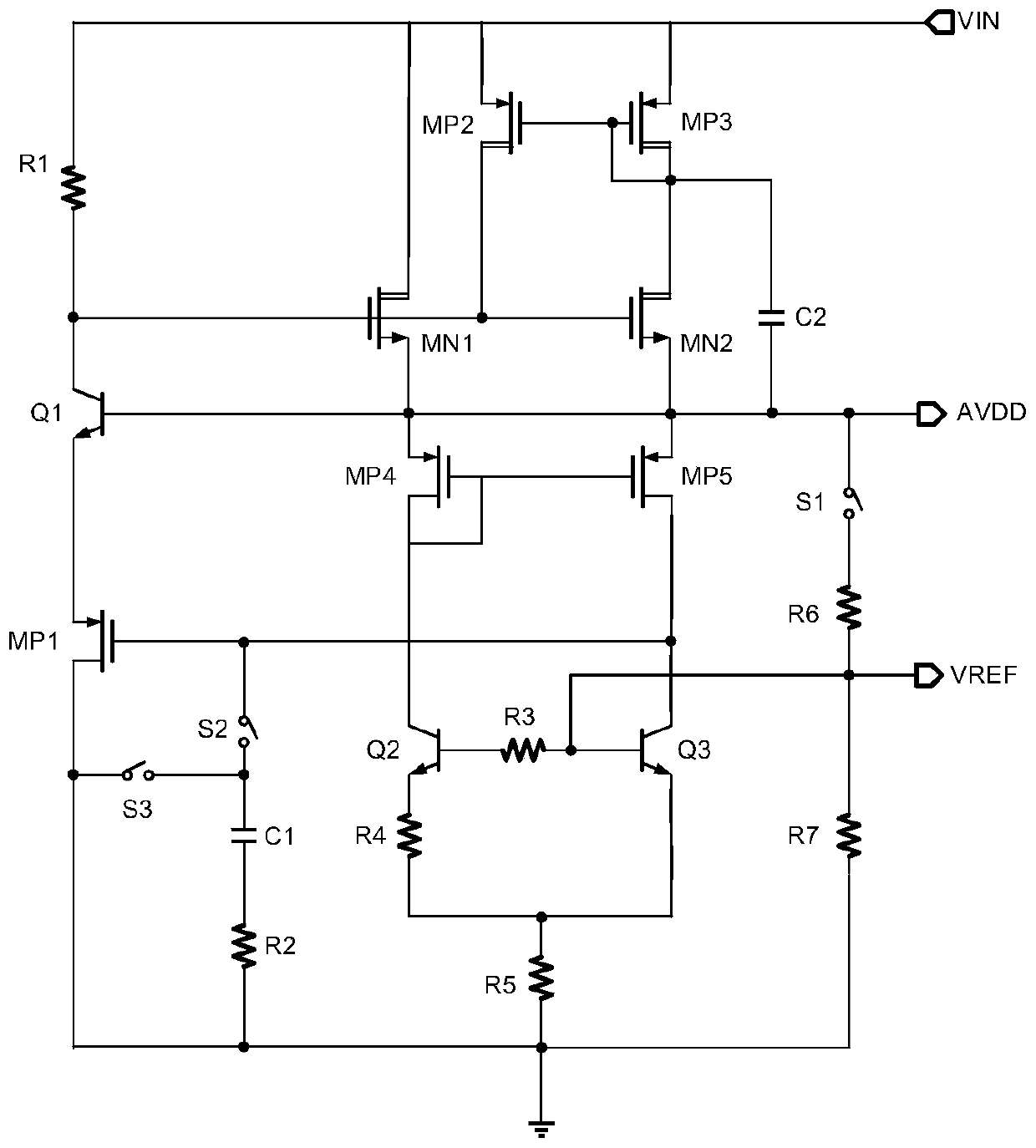 A Bandgap Reference Circuit with Transient Enhancement