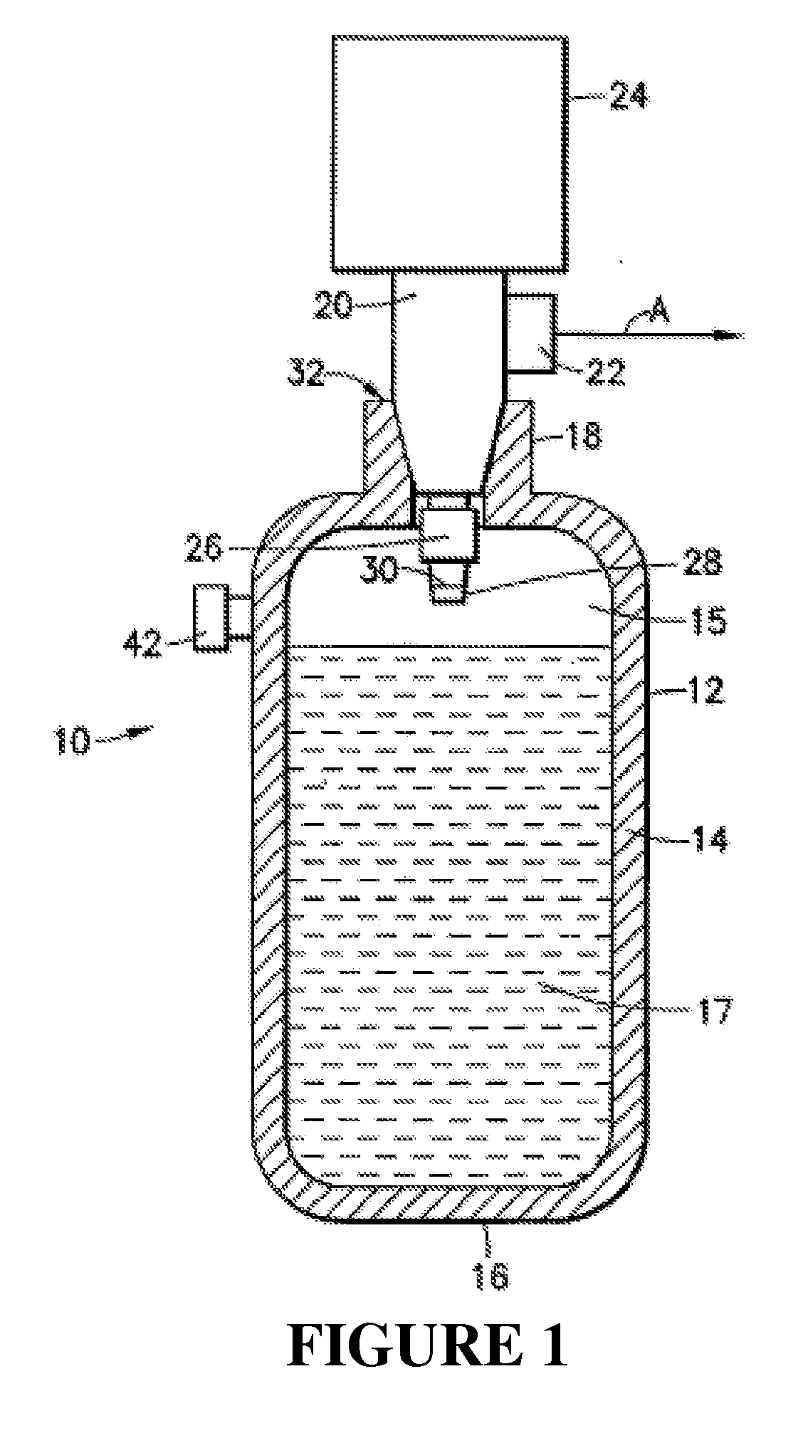 Apparatus and method for hydrogen generation from gaseous hydride