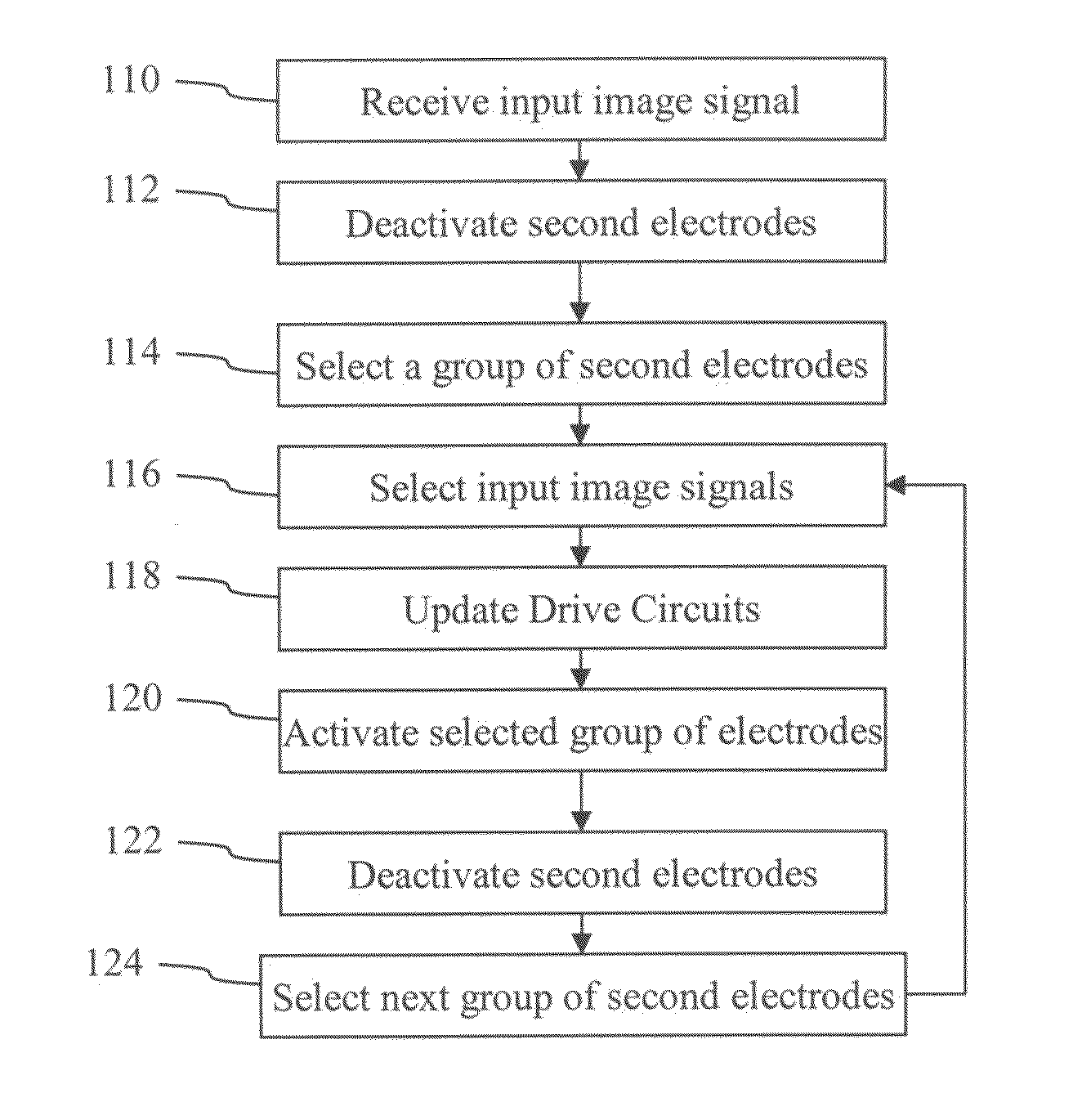 Active matrix electroluminescent display with segmented electrode
