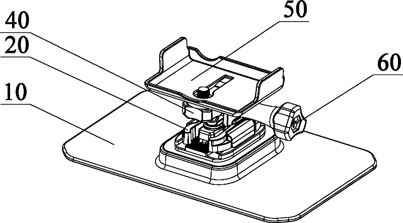 Camera fixing device and camera device
