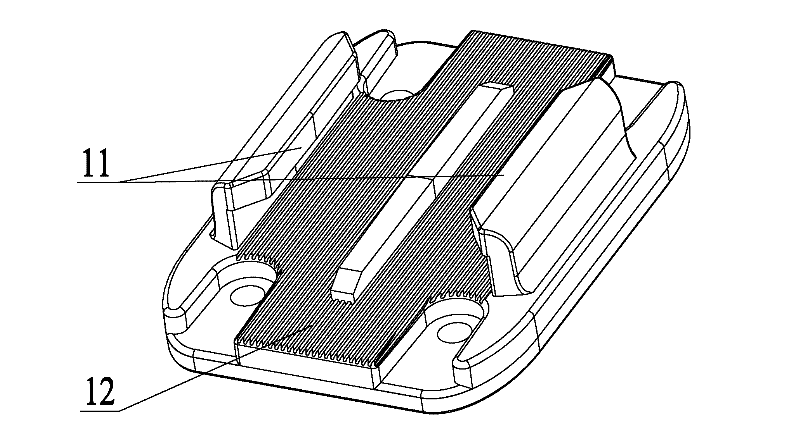 Camera fixing device and camera device