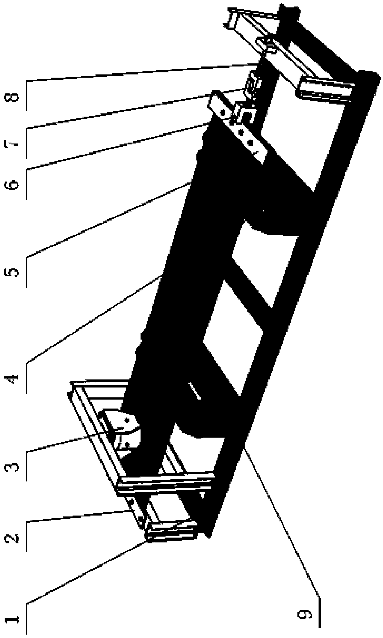 Conveyer belt dynamic mechanical property testing device