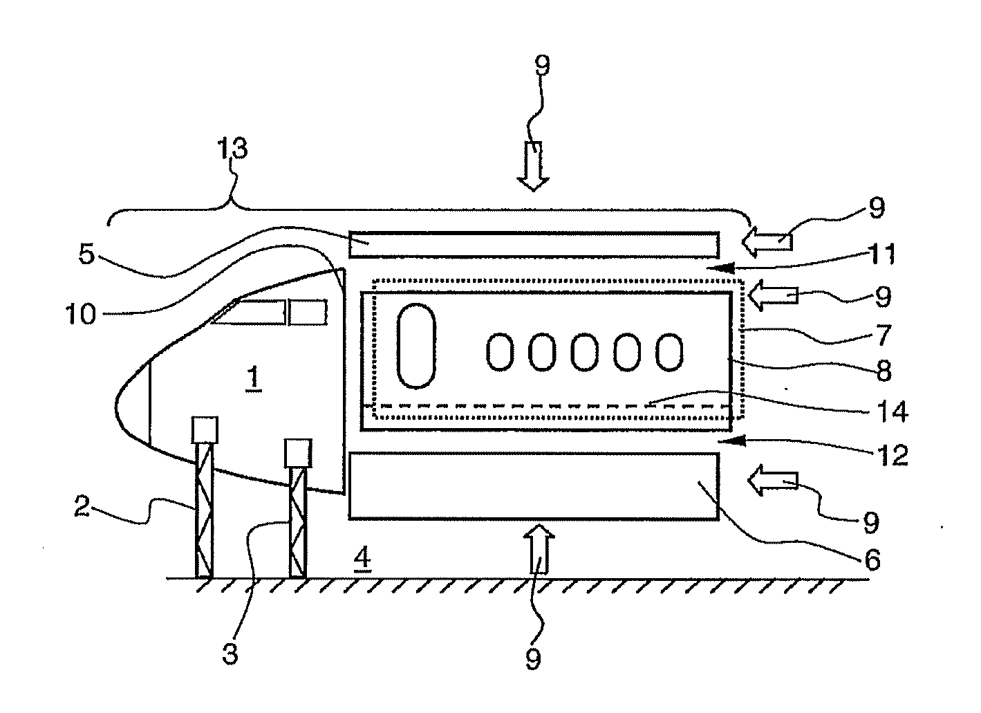 Method and device for producing a fuselage cell of an airplane
