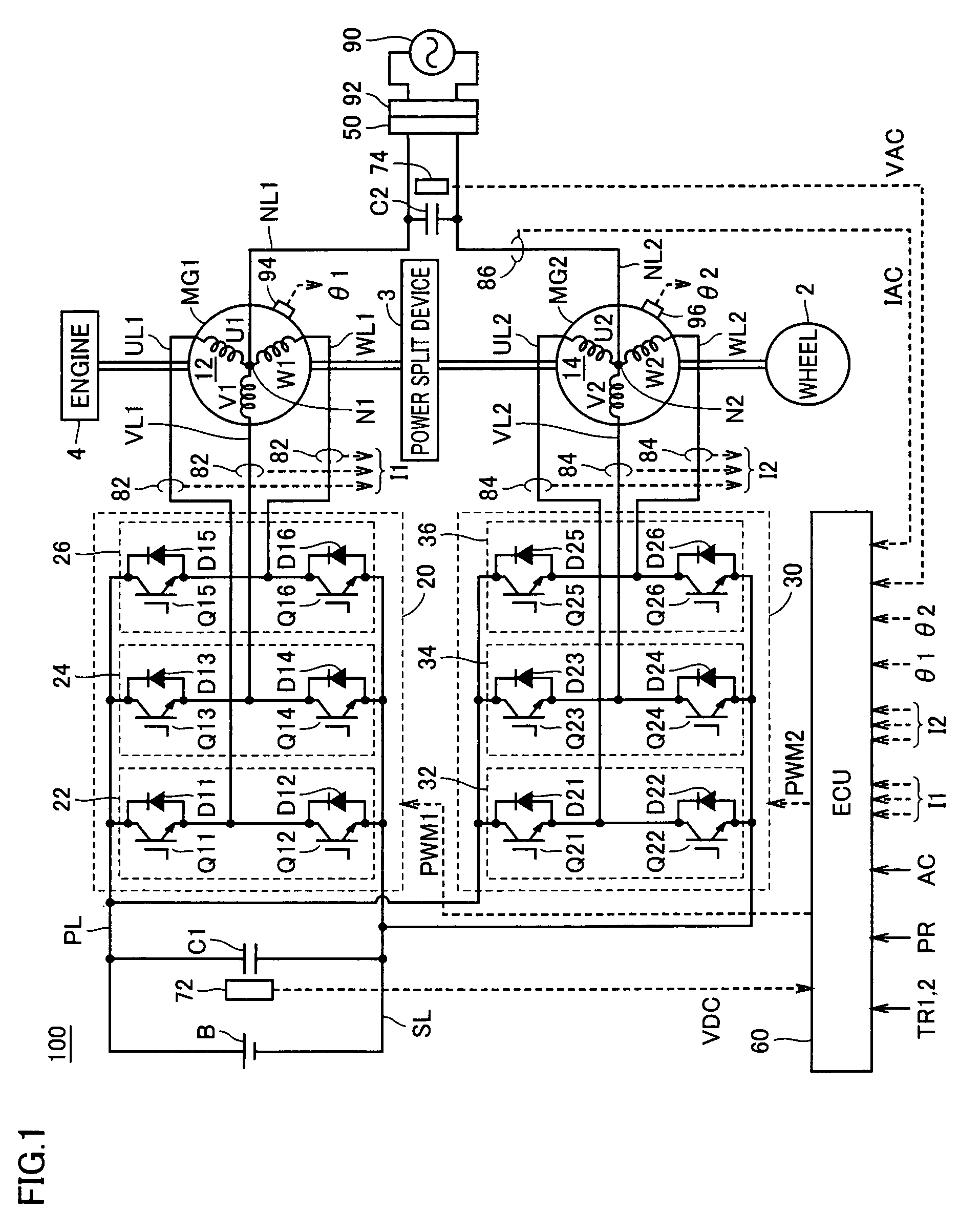 Charge control device and vehicle using the same