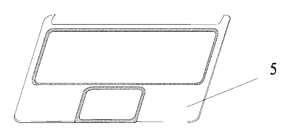 Jig for case sand blasting of electronic product